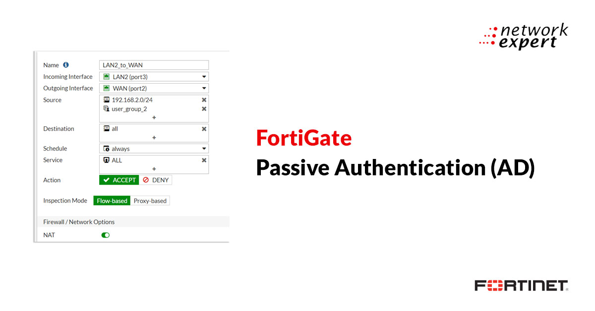 FortiGate Passive Authentication (AD) część II